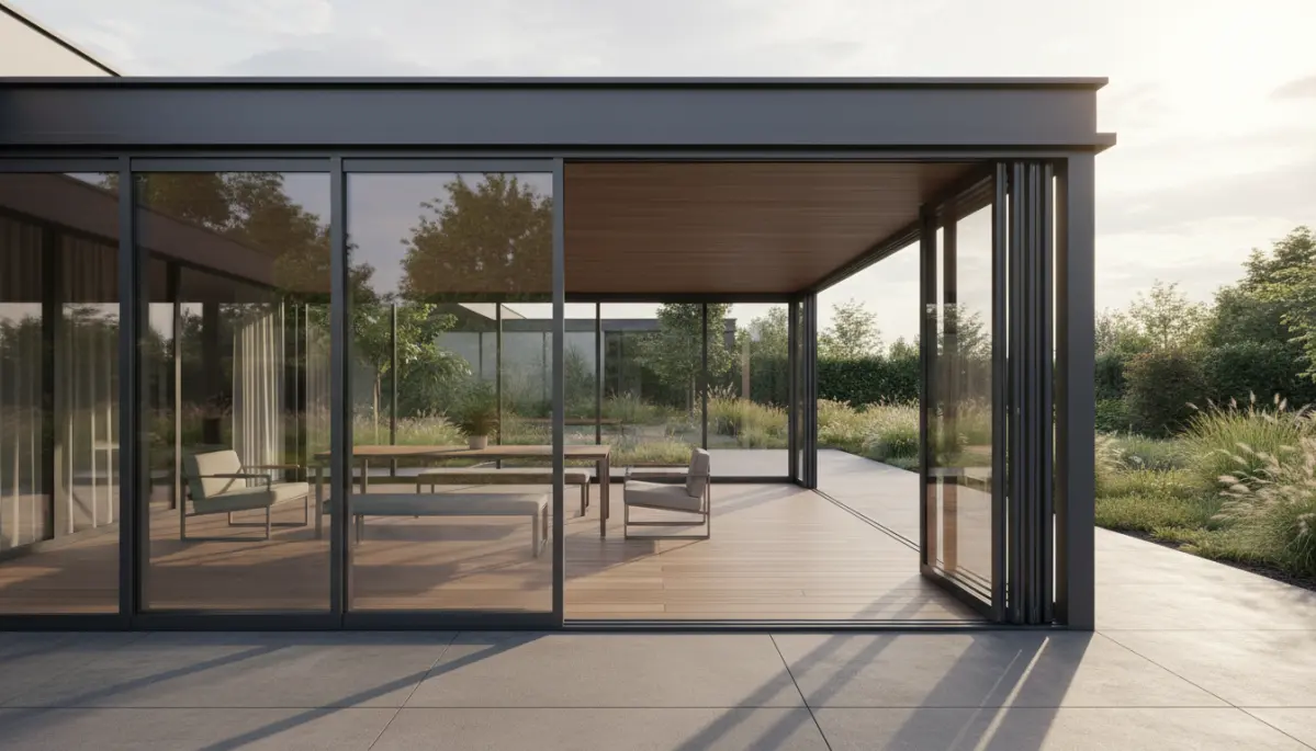 Szklane zabudowy tarasów